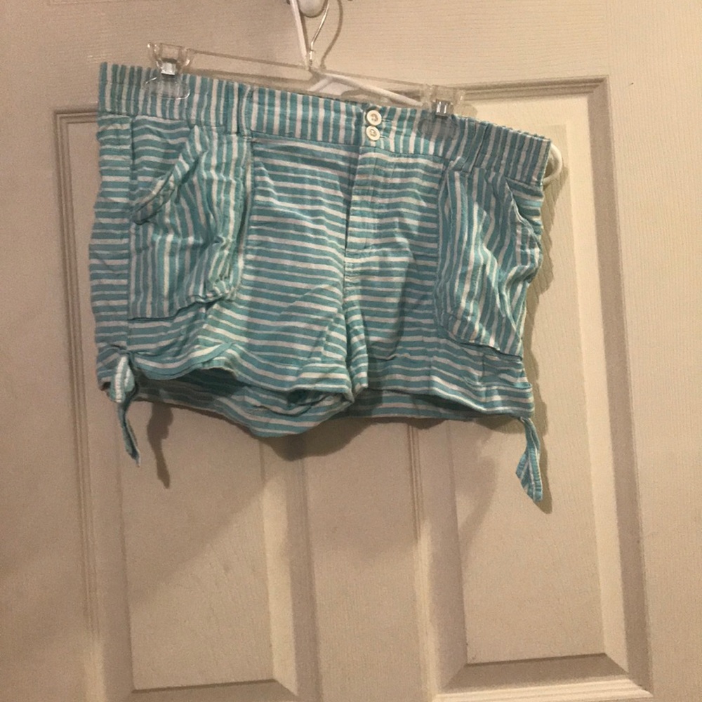 Blue and White Summer Shorts